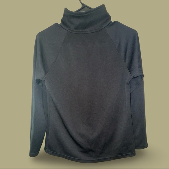 Avia S Active Quilted 1/4 Zip Pullover Charcoal Black - Picture 3 of 6